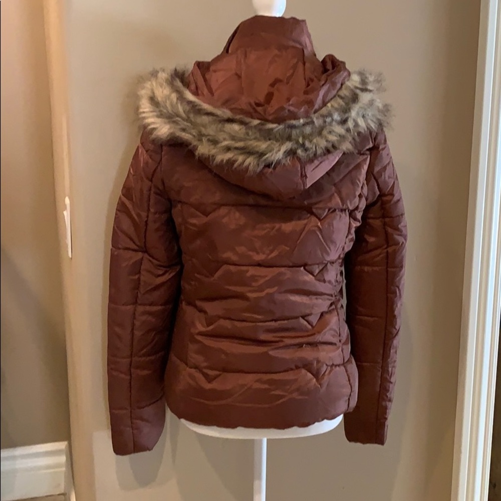 Rust Puffer Jacket - image 2